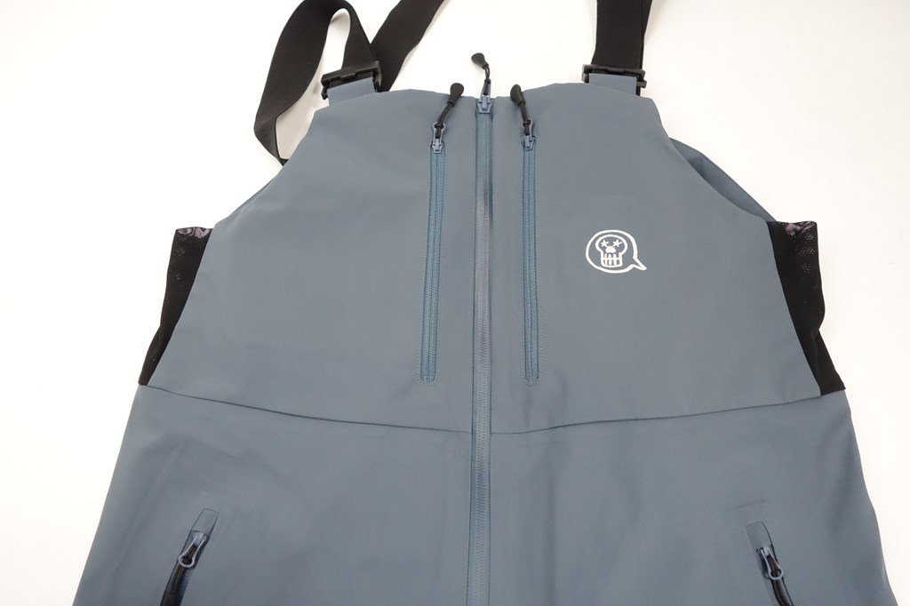unfudge peep bib pants 22-23 BLUE GRAY M 【公式通販】 unfudge peep bib pants 22-23 BLUE GRAY M 【公式通販】