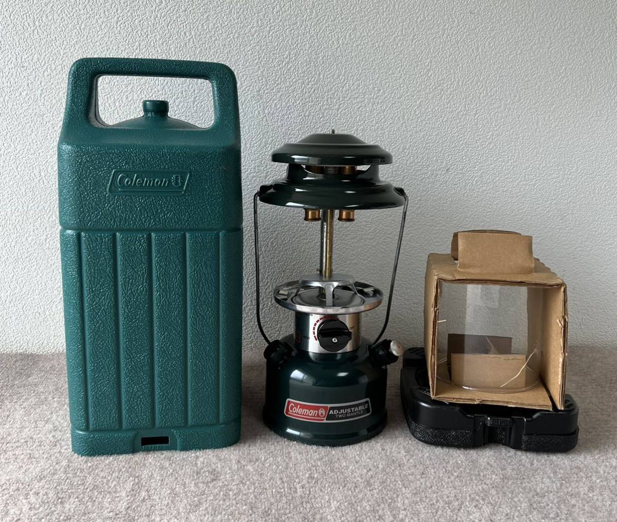 Coleman コールマン ADJUSTABLE アジャスタブル TWO MANTLE ツーマントル 286 288 ランタン USA製 95年製 中古No02