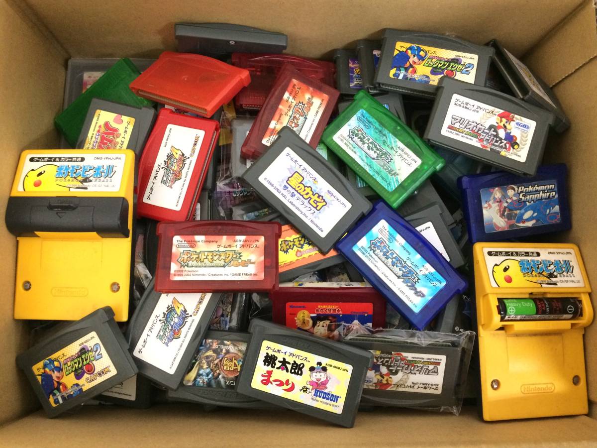 GBA ソフト ゲームボーイアドバンス 動作未確認 ジャンク 約100個