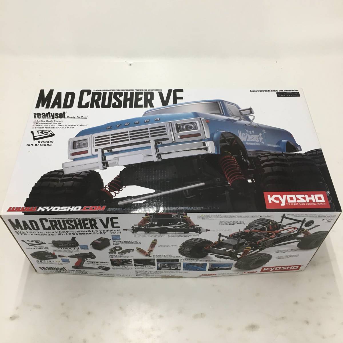 1⁄8 4WD Monster Truck GP Crusher Mad Kyosho VE MAD CRUSHER RTR