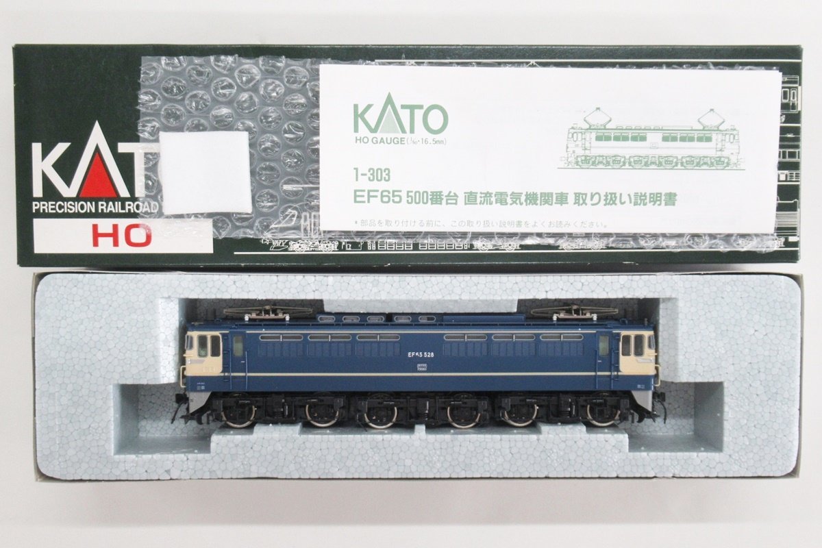 KATO HOゲージ 1-303 EF65 500番台 特急色 パーツ一部使用 □入線整備