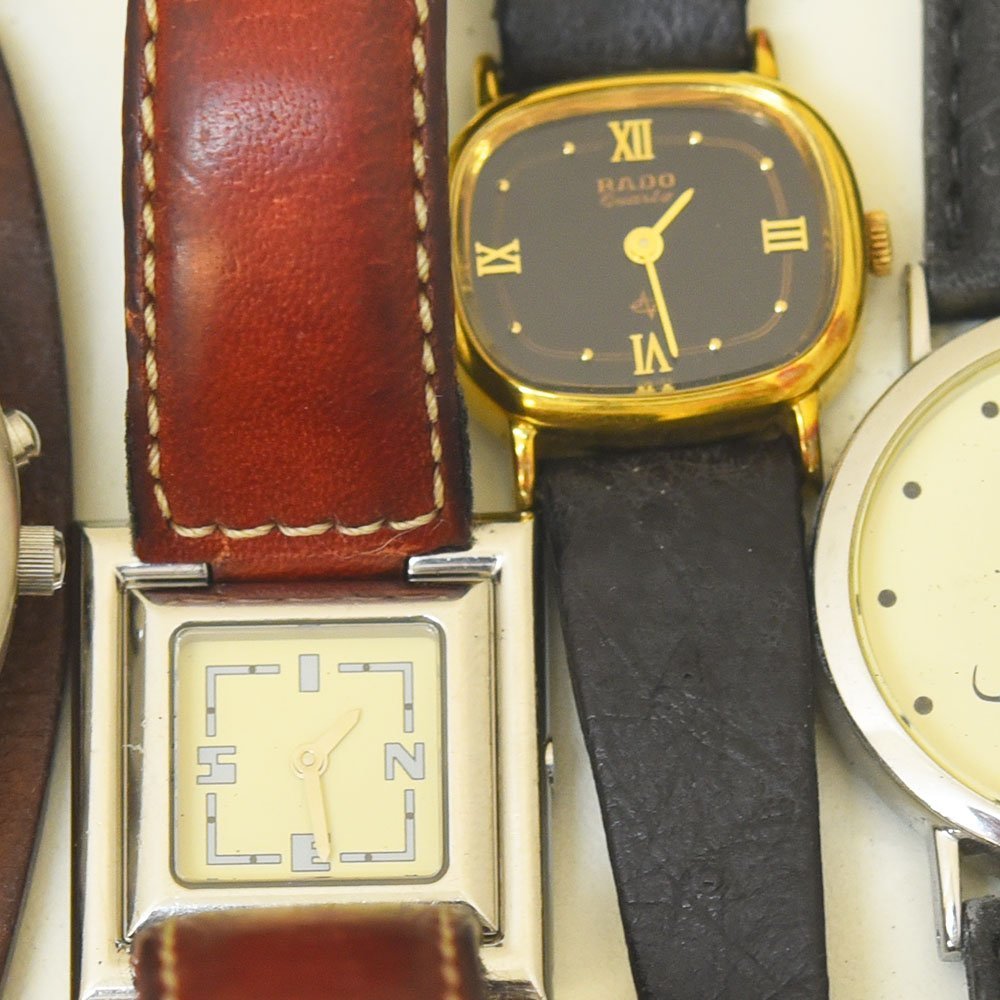 1円 可動品 腕時計 10本 ティソ セイコー ラドー 等 他 クォーツ  