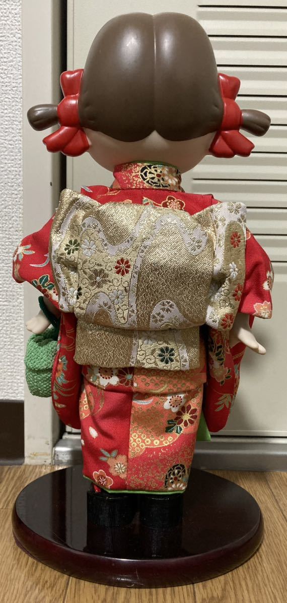 ☆ 不二家 晴れ着 ペコちゃん 人形 茜の晴れ着 誕生50周年記念 陶器 