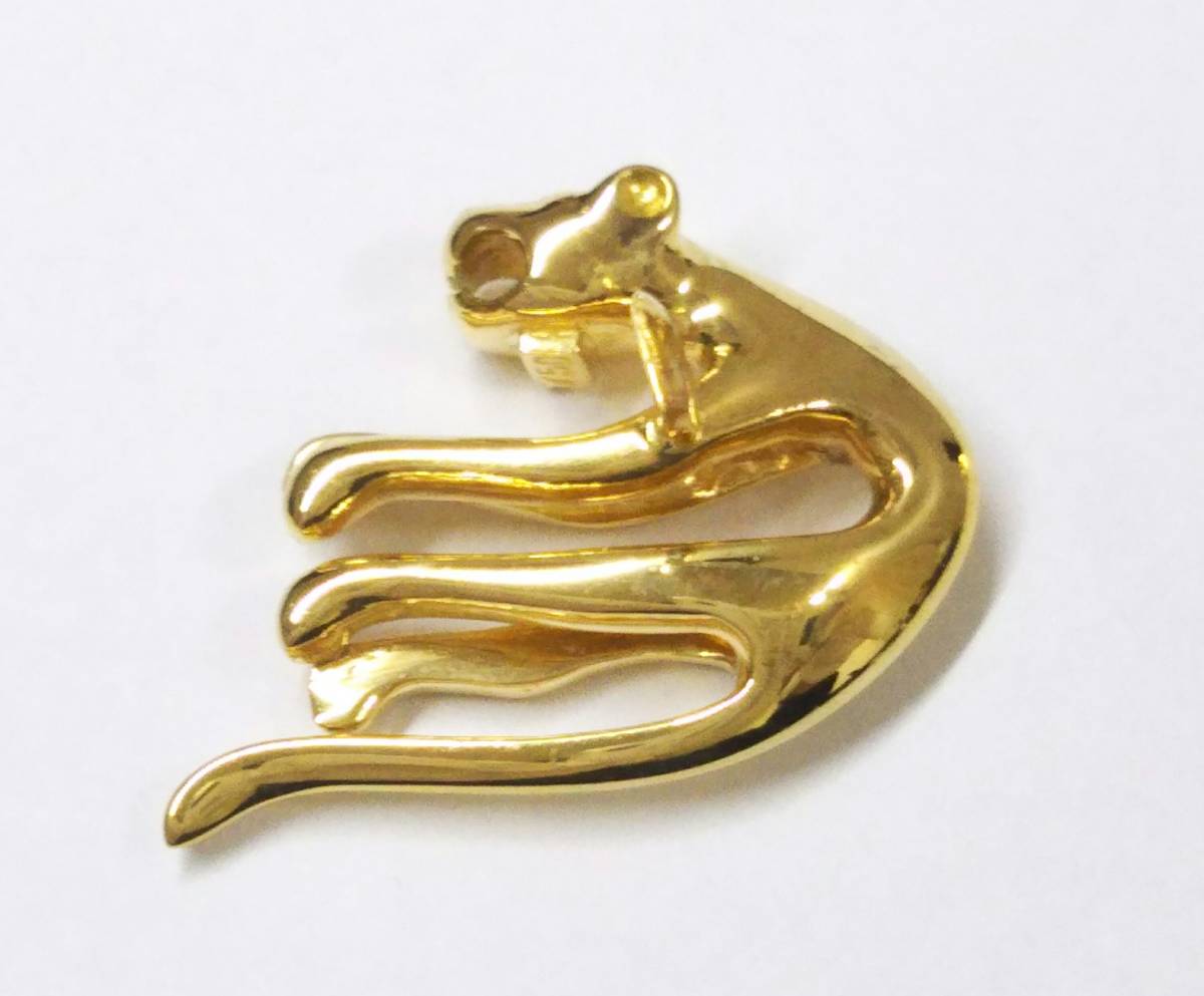 クリーニング済】K18 750刻印 ゴールド タイタック タイピン 総重量約