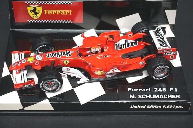 1/43F1ホットウィールフェラーリ248F1 M.シューマッハ マルボロ Hot Wheels ホットウィール 1/43 FERRARI フェラーリ 248 F1 M