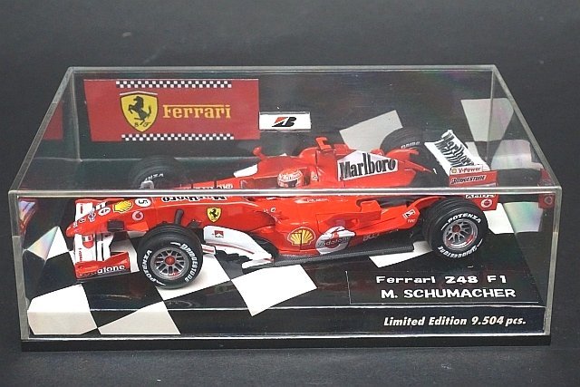 1/43F1ホットウィールフェラーリ248F1 M.シューマッハ マルボロ Hot Wheels ホットウィール 1/43 FERRARI フェラーリ 248 F1 M
