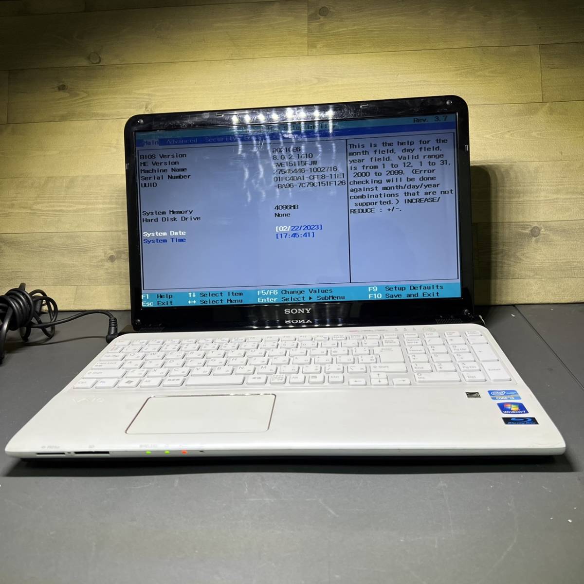 ≫ Sony VAIO SVE151B11N 凹み 16GB ストレージ無 ∵Sony VAIO