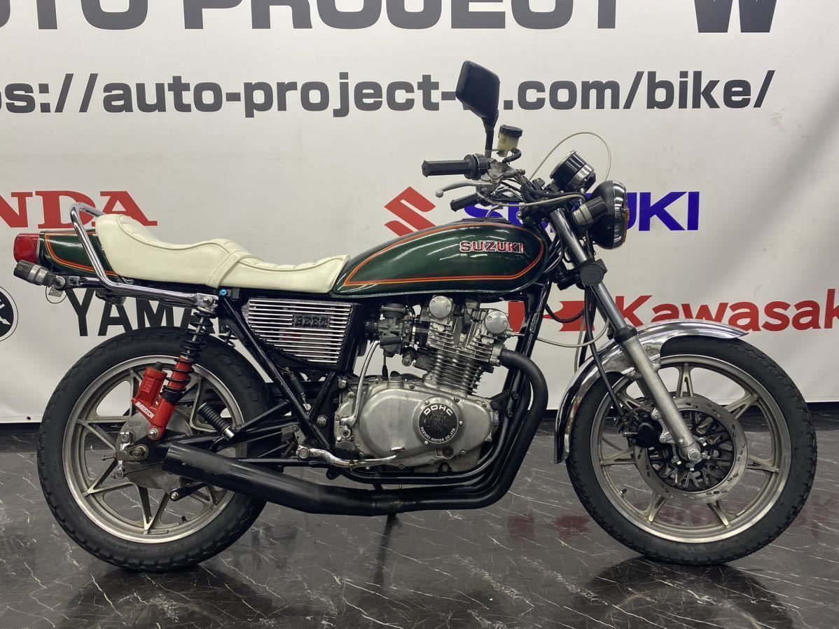 GS400 エンジン450 ボアup エンジンoh後未走行 jysセブンスター ダブル 