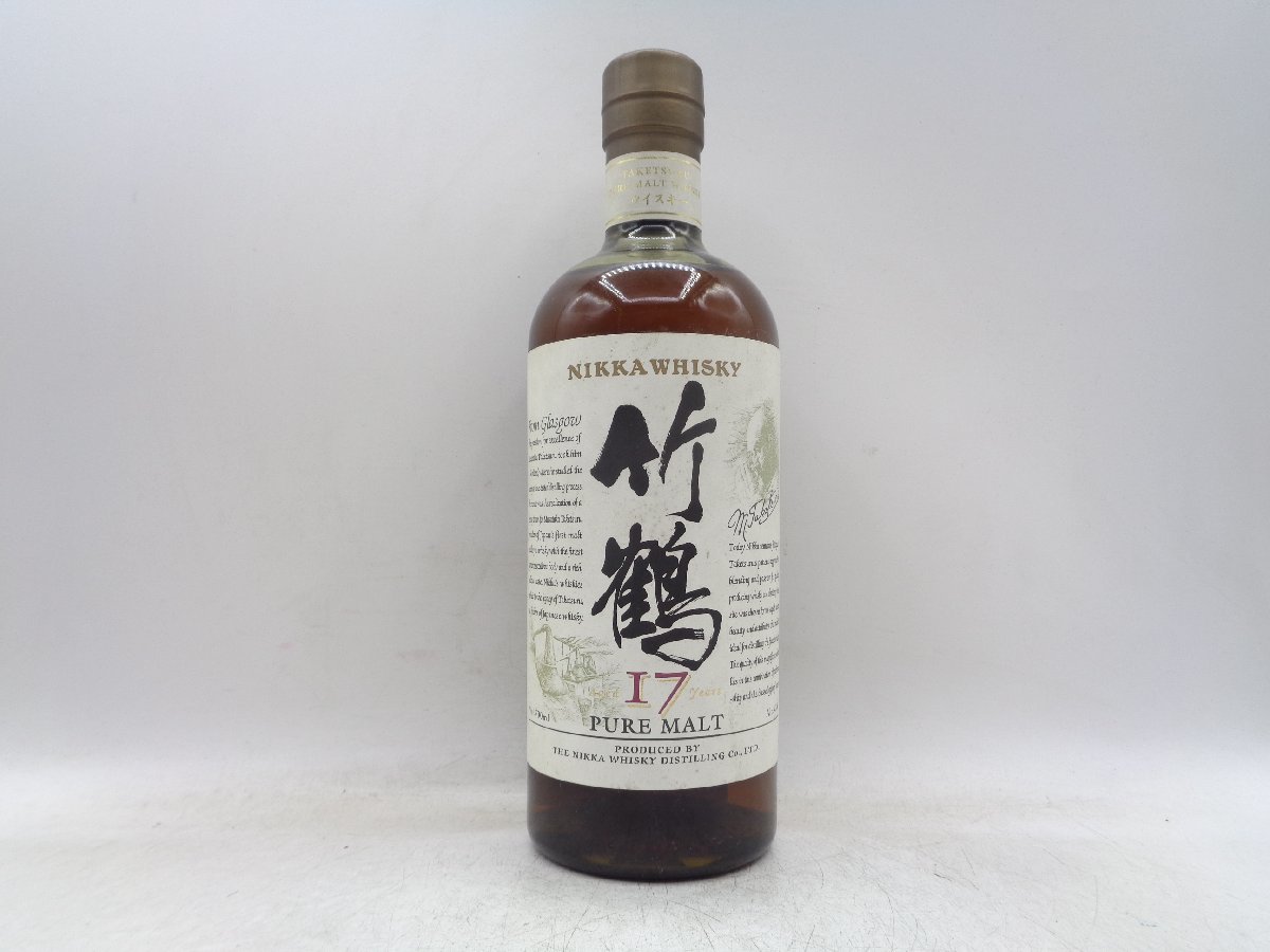 NIKKA WHISKY ニッカ ウイスキー 竹鶴 17年 ピュアモルト 700ml 43 