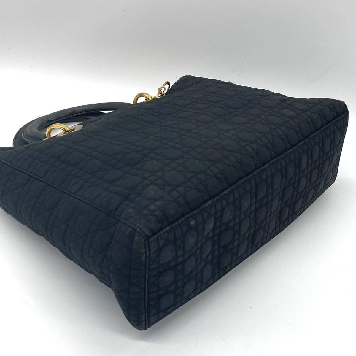 1円～ ベタなし Christian Dior レディディオール ハンドバッグ 