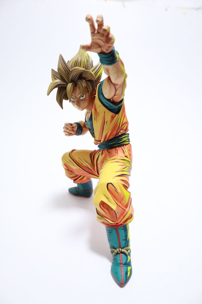 二次元彩色 孫悟空 超サイヤ人 リペイント ドラゴンボール フィギュア 