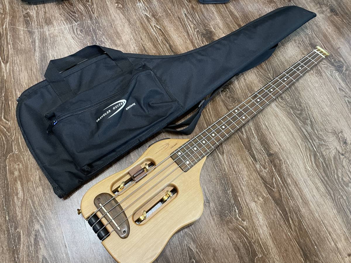 ☆TRAVELER GUITRA ESCAPE ヘッドレスベース フィンガーレスト付き