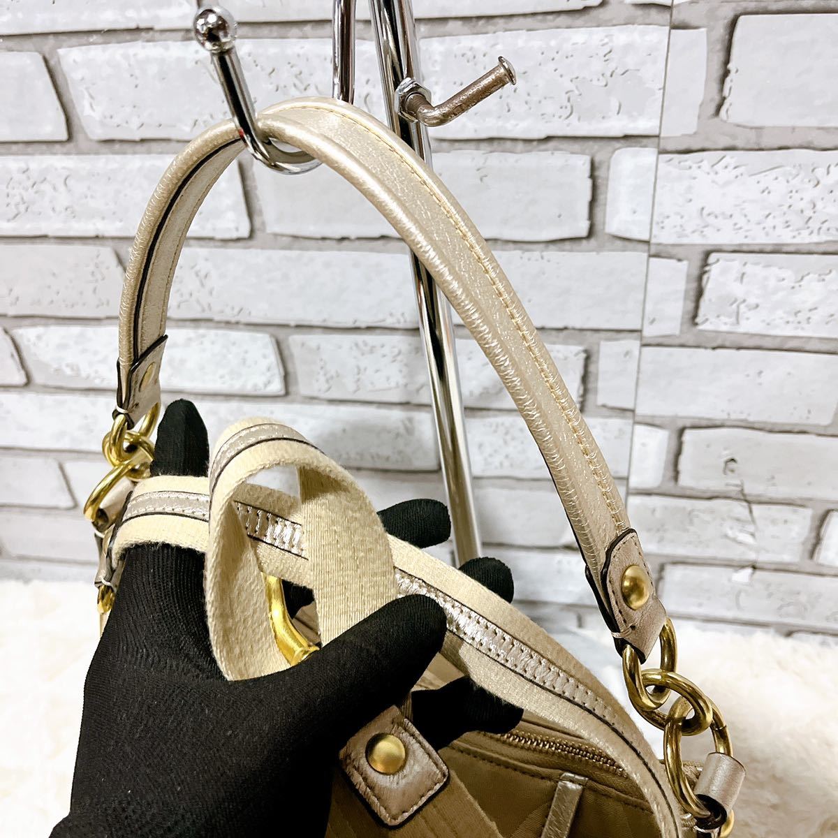 COACH コーチ シグネチャー バッグ ハンドバッグ トートバッグ 2way 