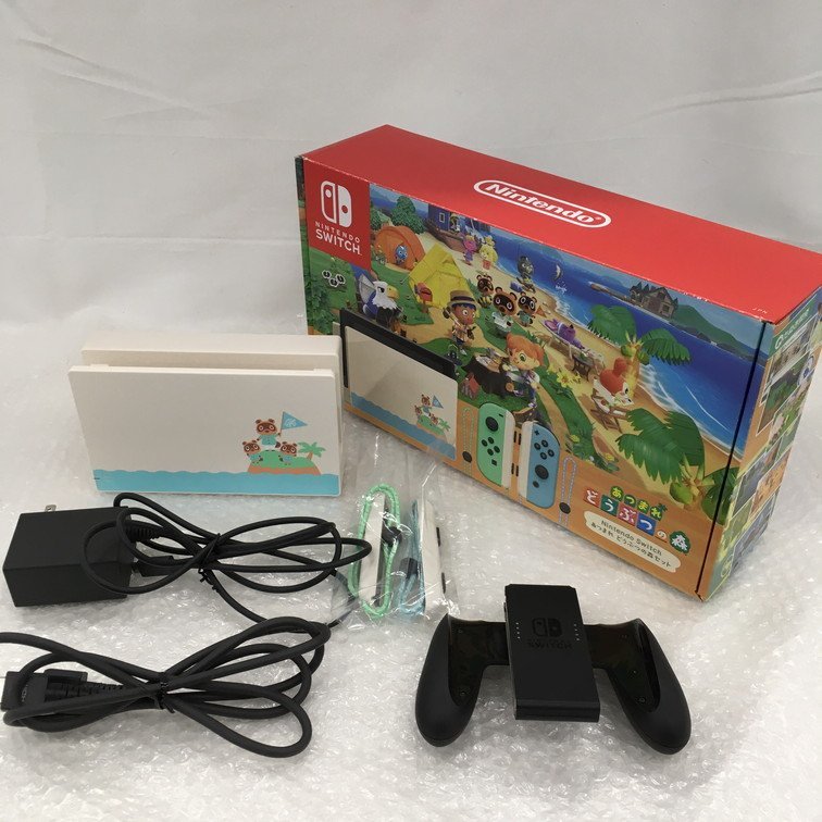 BBAT6019】Nintendo Switch あつまれ どうぶつの森セット 本体 付属品