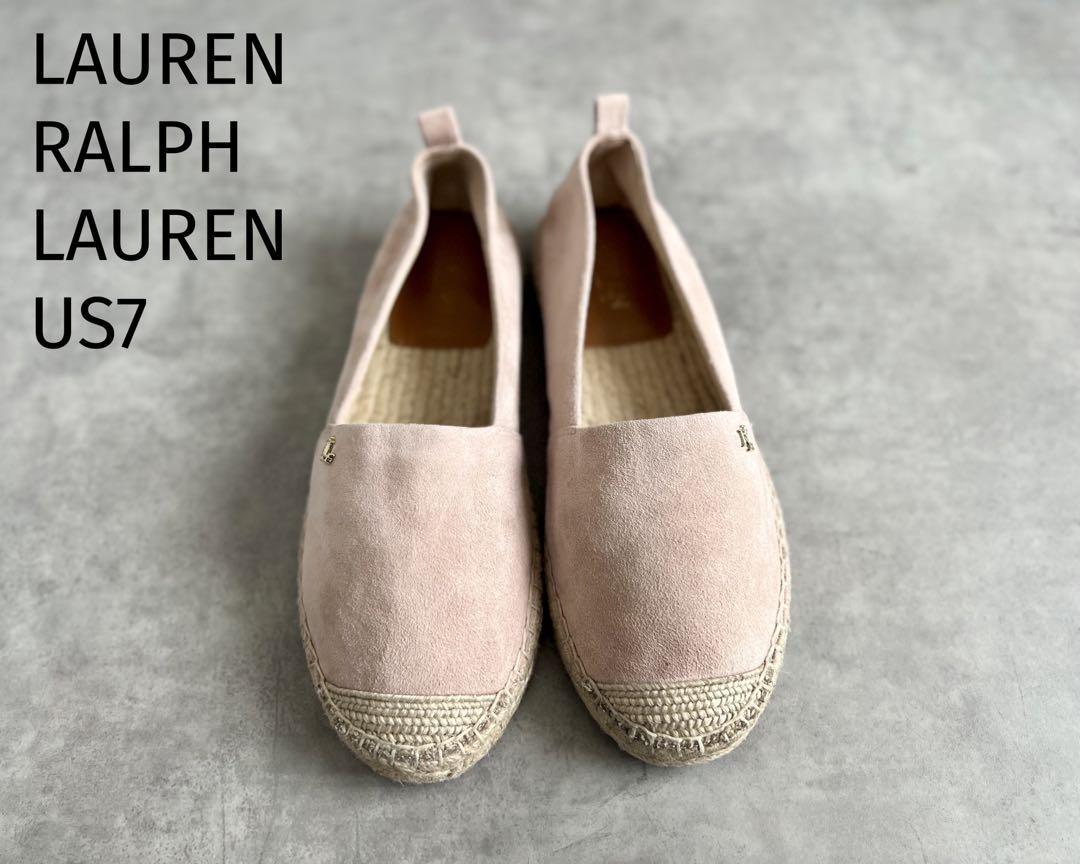  UK4.5 ラルフローレン スエード エスパドリーユ ピンクベージュ LAUREN RALPH LAUREN レザー シューズ スリッポン レディース(24.0cm)｜売買されたオークション情報、yahooの商品情報をアーカイブ公開 24.0cm