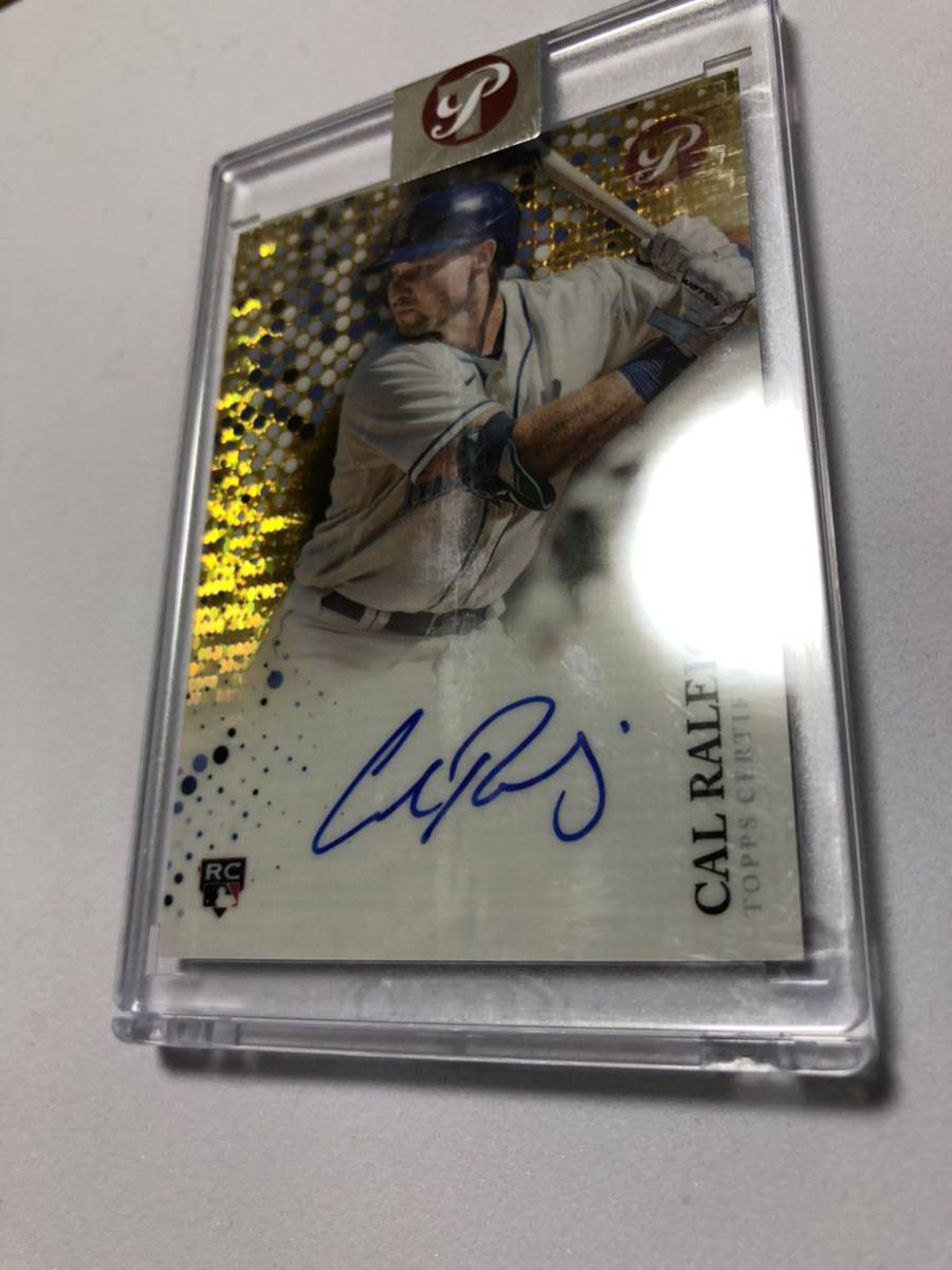 2022 Topps Pristine Cal Raleigh 直筆サイン入りカード /50 シアトル 