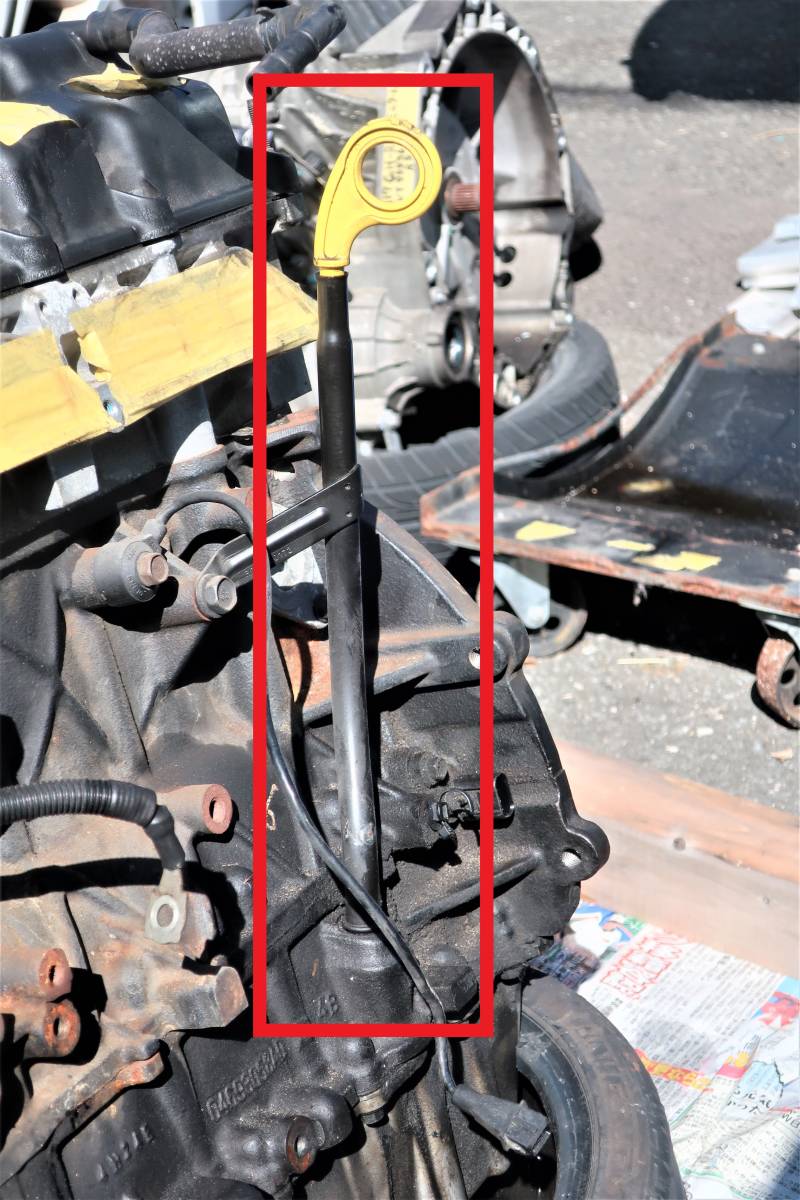 H17 (2005) GH-RA16 R50/R53/RF16/RH16/RE16 BMW MINI ミニクーパー 2WD CVT W10B16A 純正 エンジン オイル レベルゲージ Assy / 95536Km