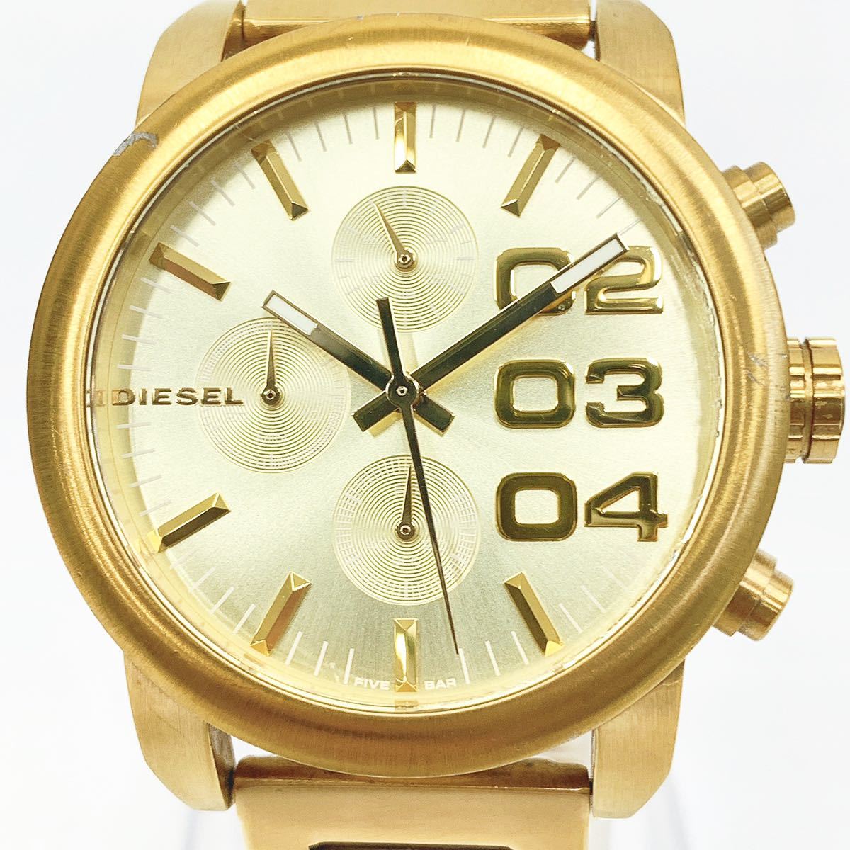 diesel ディーゼル DZ-5435 クォーツ クロノグラフ メンズ腕時計 