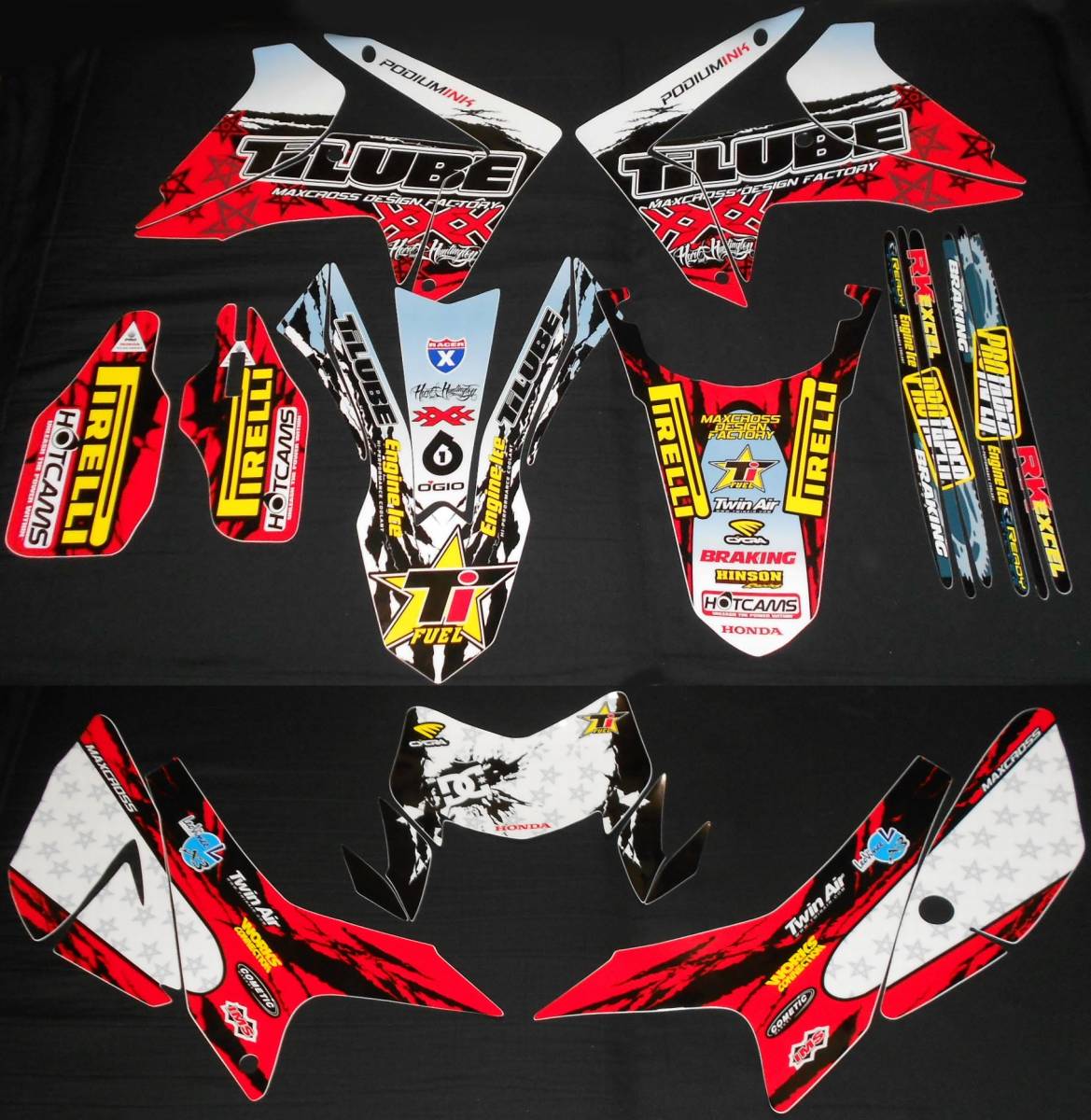 2012-2020 CRF250L CRF250M グラフィック デカール キット 34