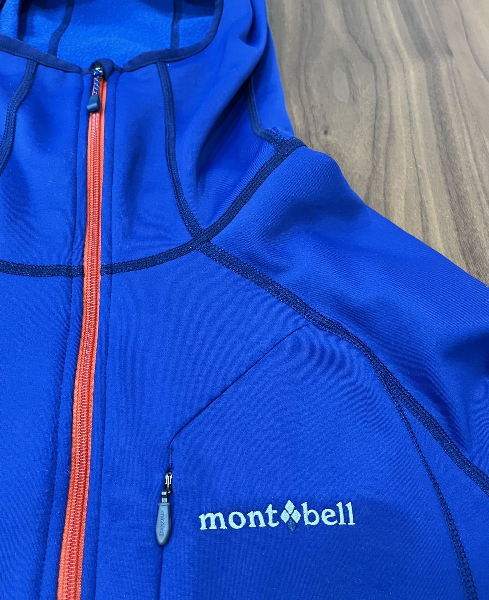 【送料無料】中古 モンベル mont-bell トレールアクションパーカ Men's男性用 Mサイズ ネイビー(DKNV)
