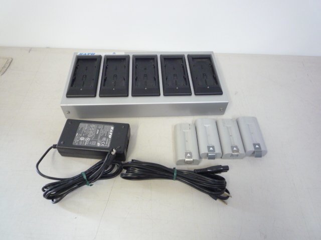 ☆SATO/サトー☆5連バッテリー充電器☆PT/MB200-CHG5☆PT/MB-BAT用 充電器☆バッテリパックおまけ☆現状渡し☆h05571