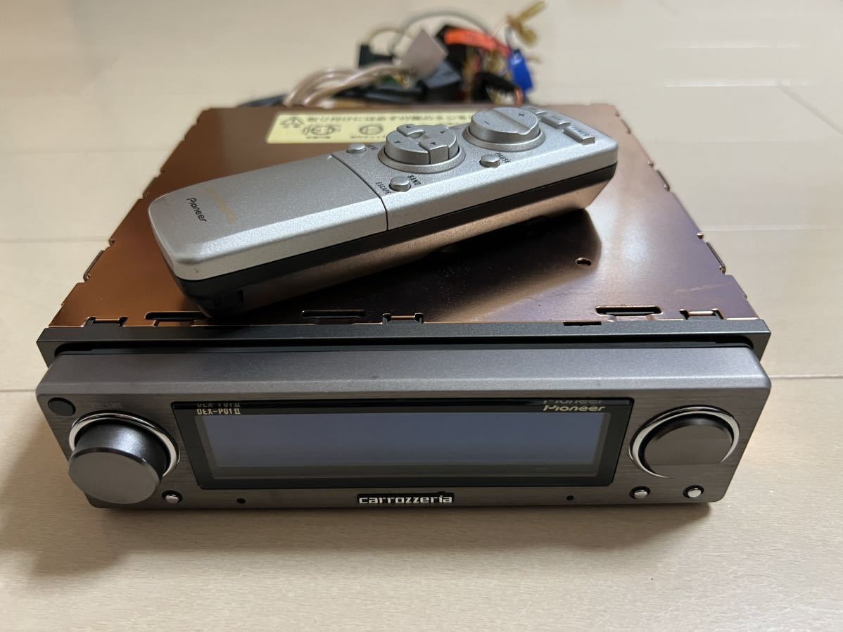 動作品carrozzeria カロッツェリア DEX-P01II CDプレーヤー リモコン