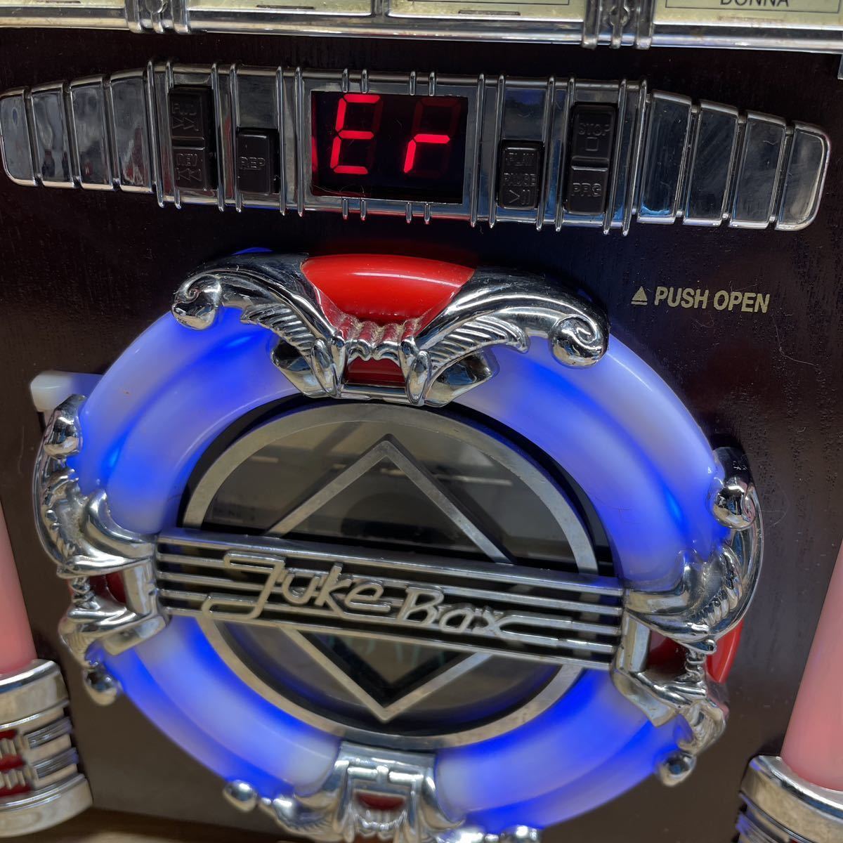 WINTECH juke box CDプレーヤー JB-08D ジュークボックス ジャンク【管