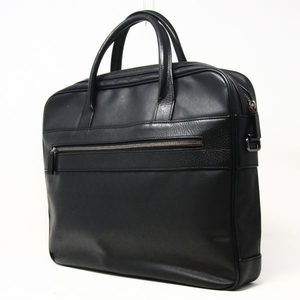 【美品】ダンヒル Dunhill ブラック ビジネスバッグ 定価約8万円 129