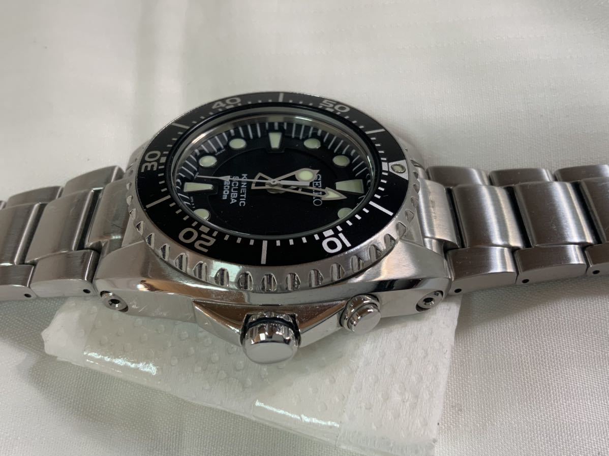 セイコー キネティック ダイバー SBCZ011 SCUBA 200m 5m62 0BL0 PRO