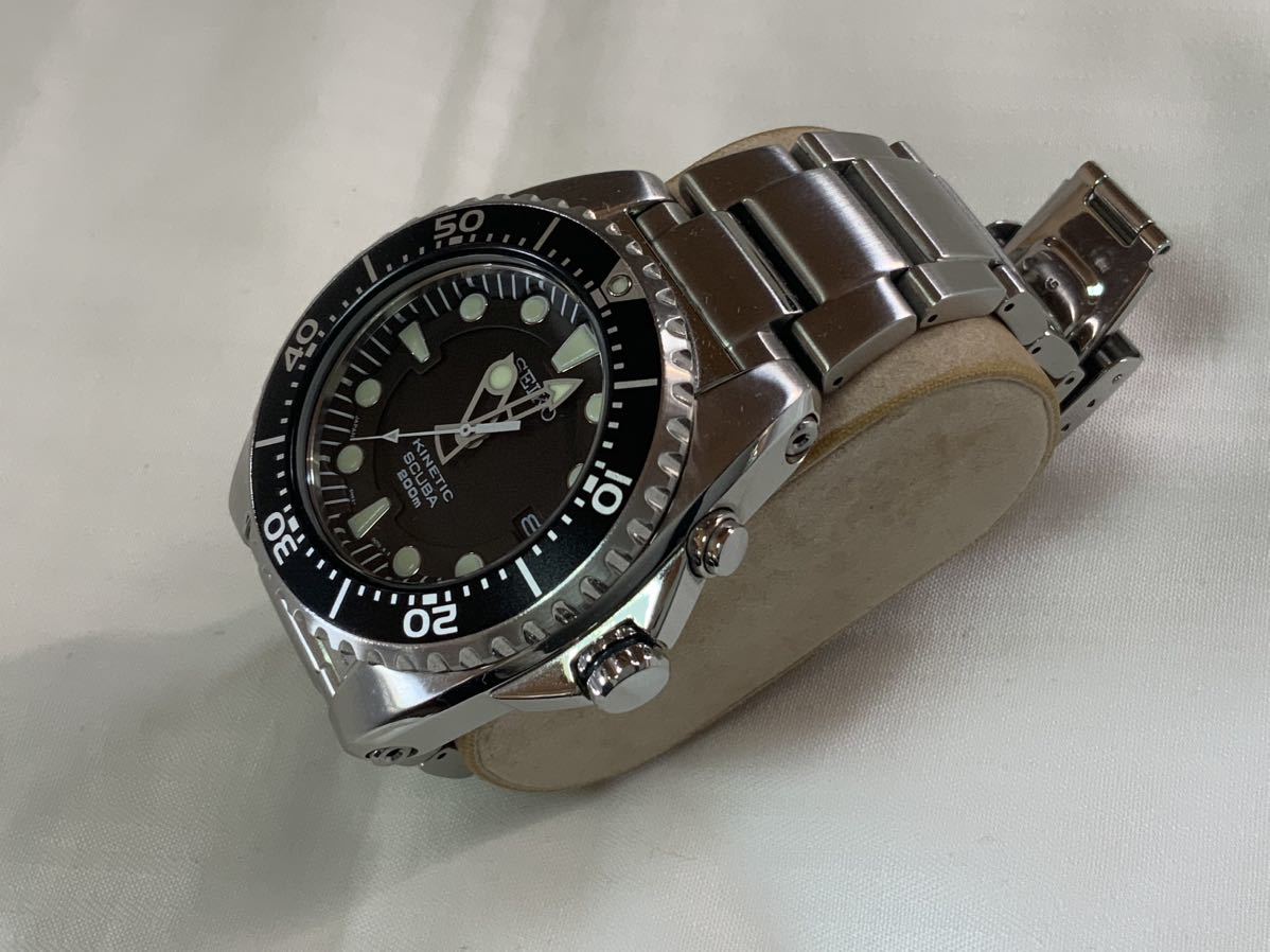セイコー キネティック ダイバー SBCZ011 SCUBA 200m 5m62 0BL0 PRO 