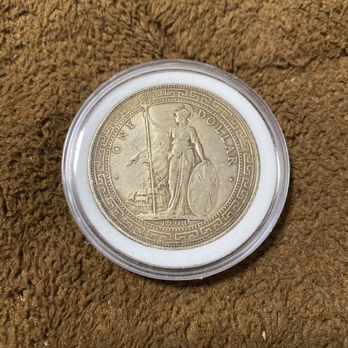 貿易銀 壹圓 ONE DOLLAR 1ドル 1903年 銀貨 古銭 硬貨 1903年 銀貨 イギリス | 貨幣博物館 訳アリ（表面