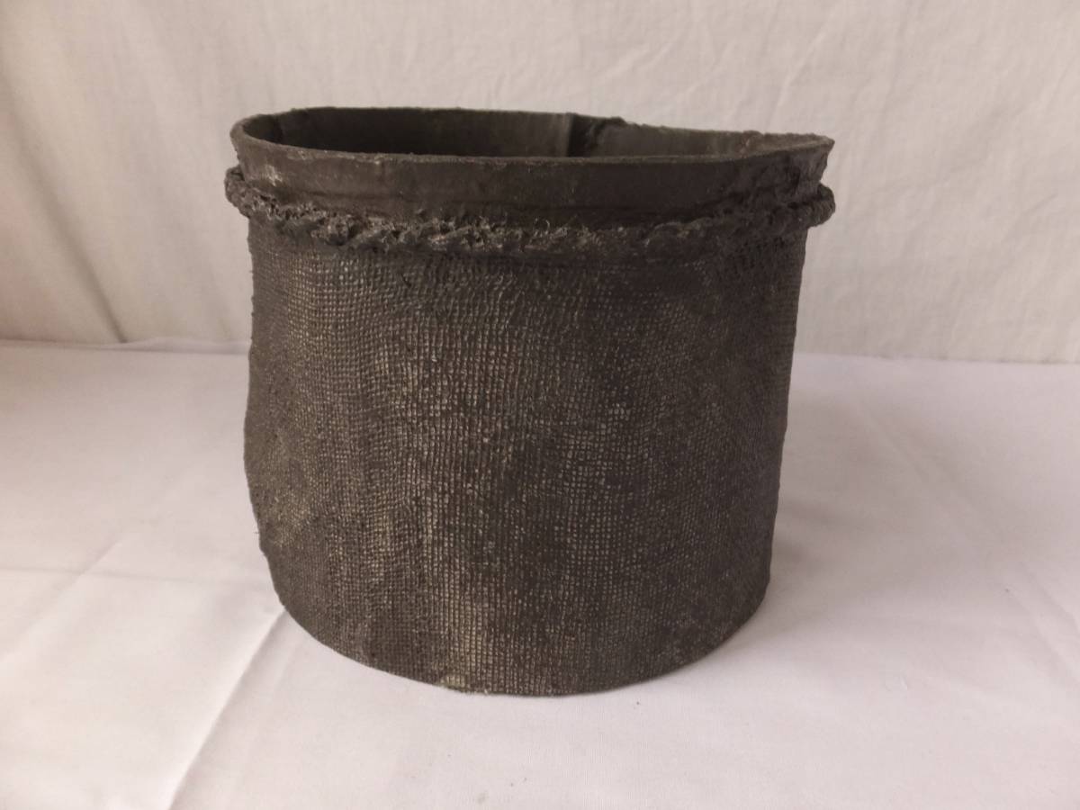 風情ある「漆桶の花入」① 古道具 漆桶 花器 花入れ 風情ある「