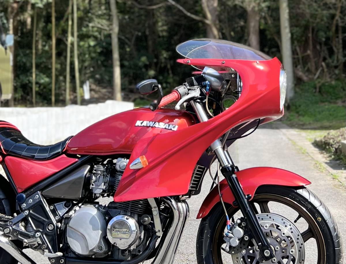 Kawasaki ゼファー400 C1 初期型 族カフェレーサー カスタム車 