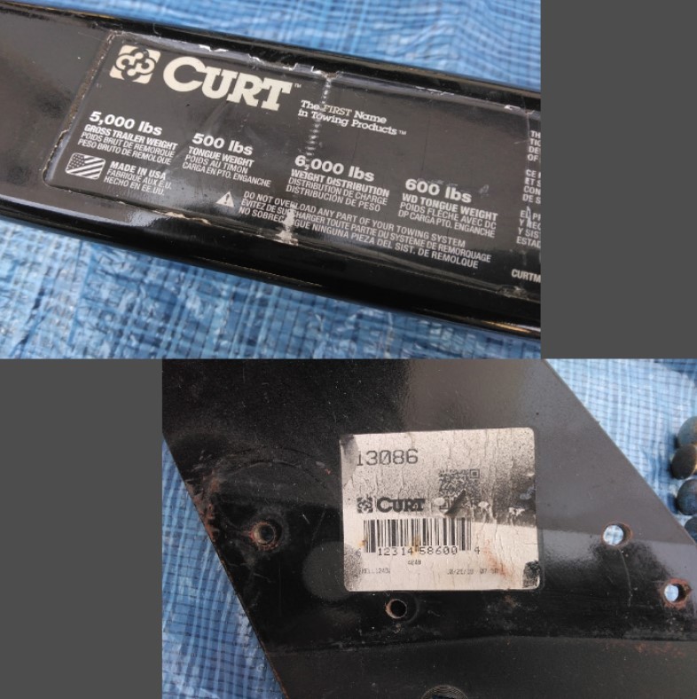 CURT 13086 ヒッチメンバー 旧 ハイラックス ピックアップ スポーツ
