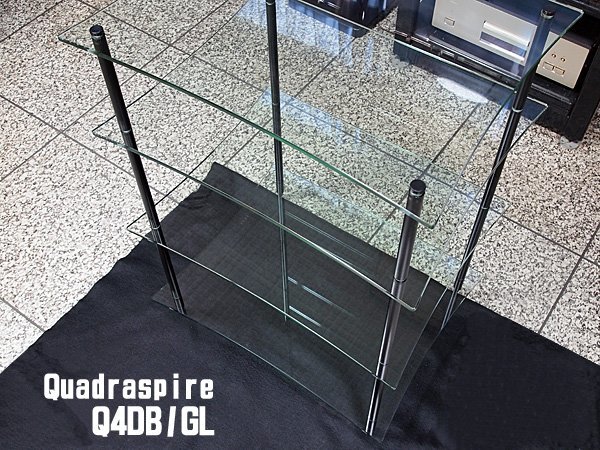 Quadraspire ♪クアドラスパイア 強化ガラス オーディオラック♪【美品 
