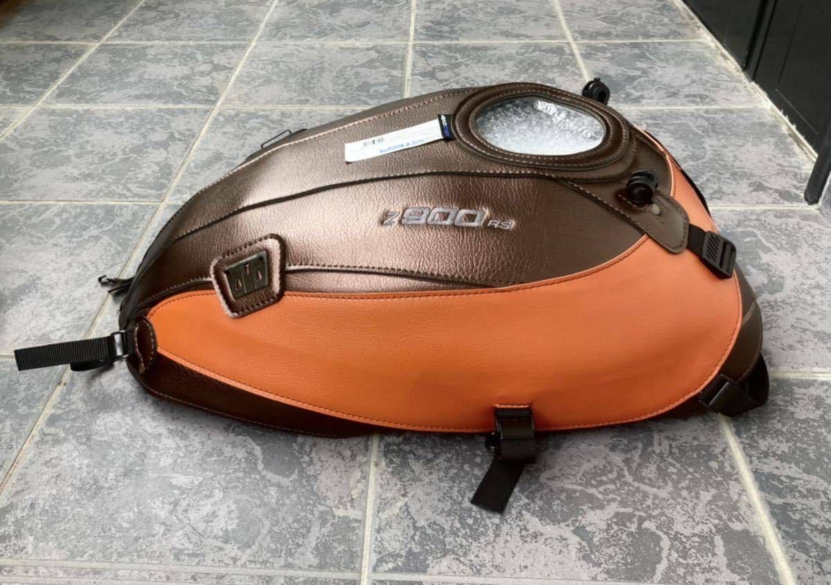 バグスター　タンクカバー　Z900RS 火の玉 カワサキZ900RS BAGSTER タンクカバー 火の玉 ブラウン／レッド バグ