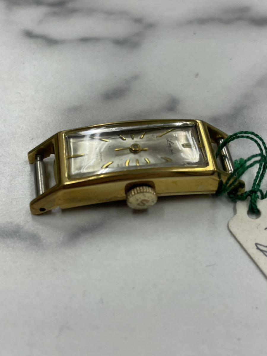 32.稼働品・LADY SEIKO レディ セイコー K18/750 金無垢 手巻き 地金 