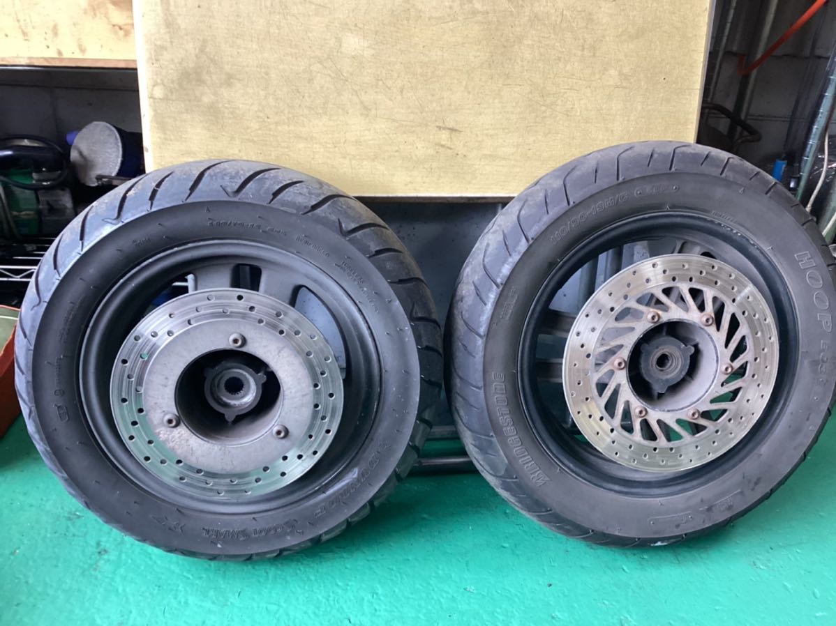 XJ400D？純正リアホイール