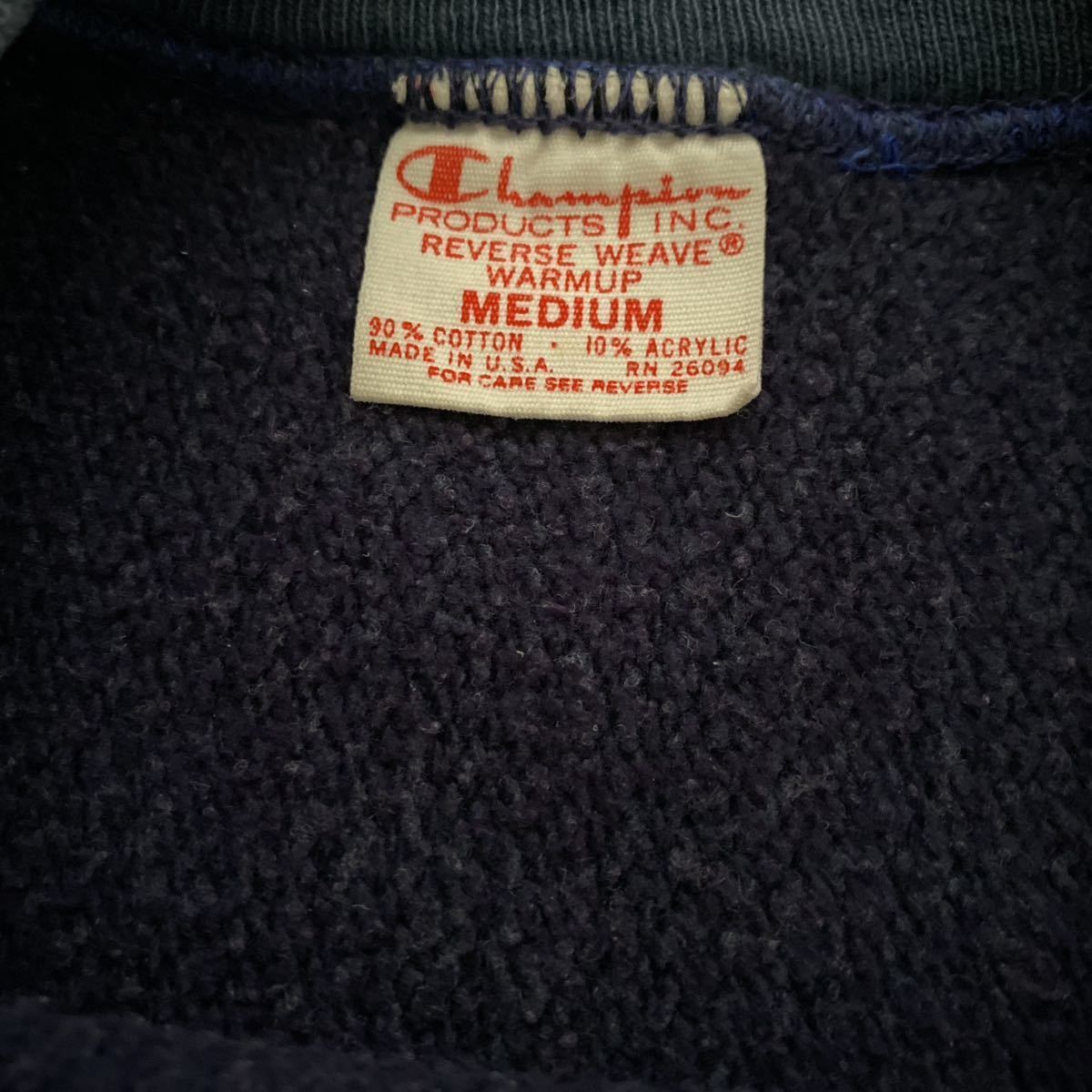 Special 2tone 70s Champion リバースウィーブ USA製 ナス紺 
