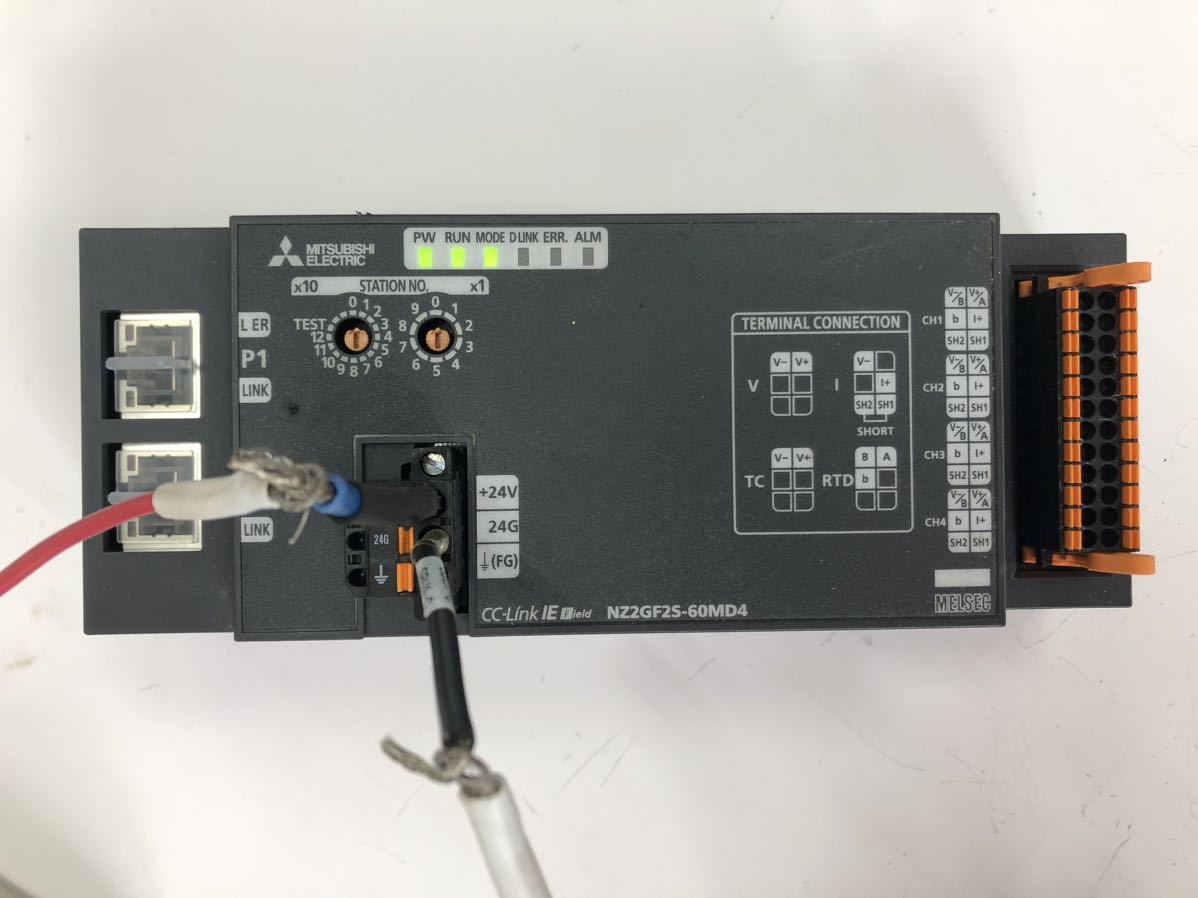 中古品】三菱 NZ2GF2S-60MD4 CC-Link IEフィールドネットワークマルチ
