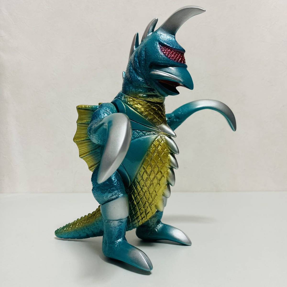 【美品】BULLMARK ブルマァク 世紀の大怪獣 ブルマァクの怪獣シリーズ ガイガン 復刻版 ソフビ フィギュア
