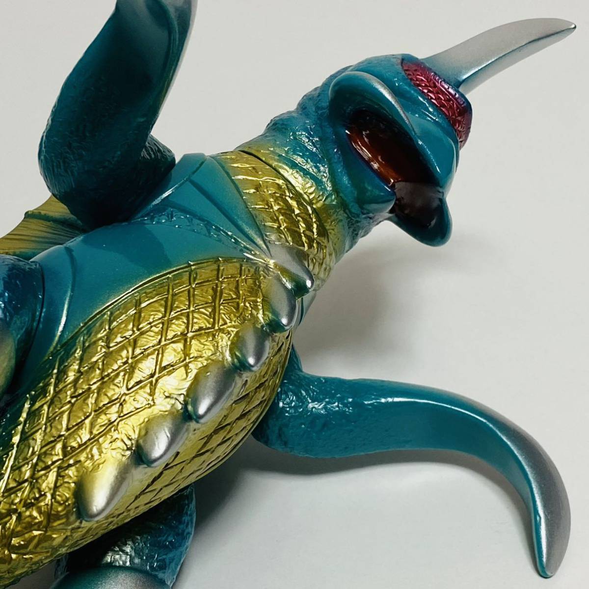 【美品】BULLMARK ブルマァク 世紀の大怪獣 ブルマァクの怪獣シリーズ ガイガン 復刻版 ソフビ フィギュア