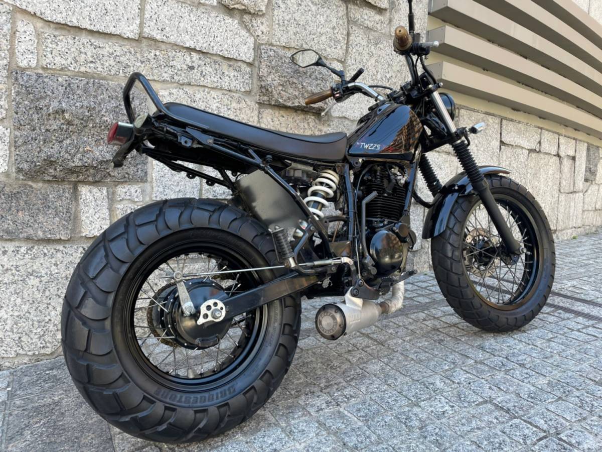 横浜市〜】YAMAHA ヤマハ TW225 BA-DG09J スカチューンカスタム車 実