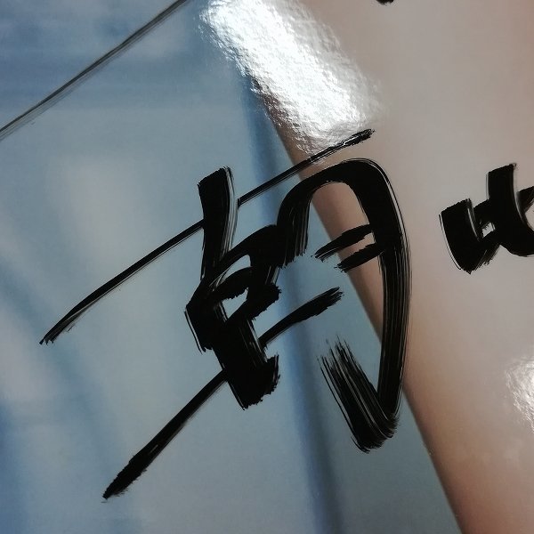 mBM809c [人気] B.L.T.限定 朝比奈彩 直筆サイン入り 写真パネル 水着 