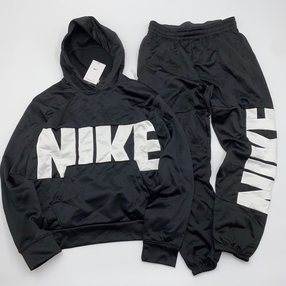 人気セール，HOT NIKE ナイキ ビッグロゴ サーマフィット フーディ & パンツ DR7225-011 DR7223-010 黒XL(ナイキ)｜売買されたオークション情報、yahooの商品情報をアーカイブ公開 - オークファン その他