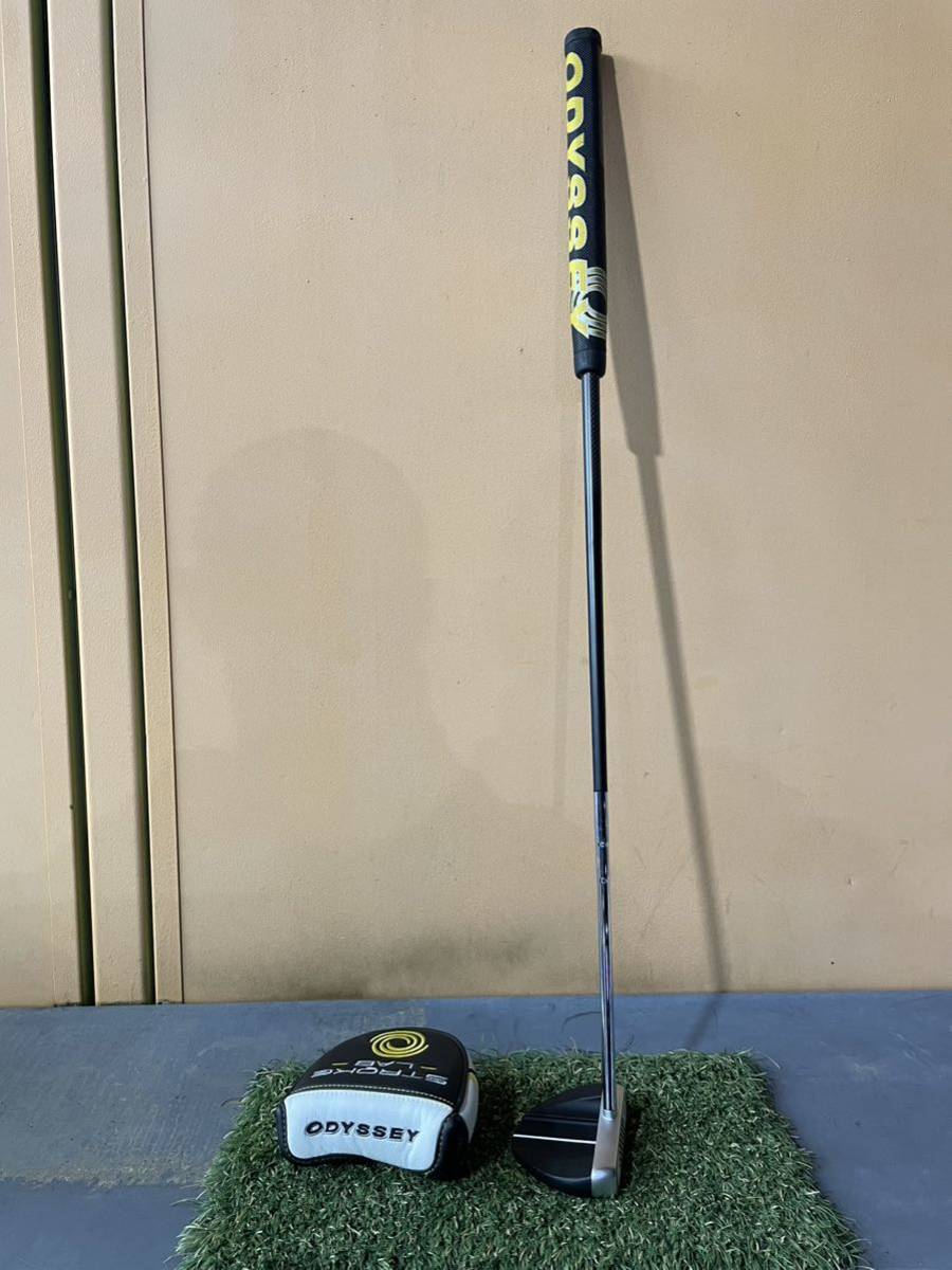 即決◆オデッセイ ストロークラボ パター V-LINE CS STROKE LAB V-LINE CS 34インチ◆センターシャフト◆ヘッドカバー◆ パター オデッセイ V-LINE ゴルフ アイ #1の試打レビュー