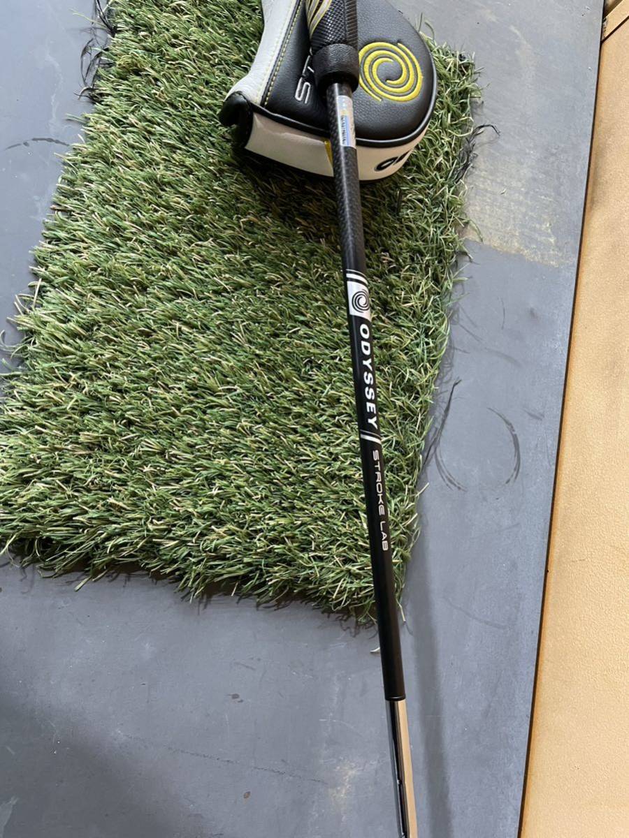 即決◆オデッセイ ストロークラボ パター V-LINE CS STROKE LAB V-LINE CS 34インチ◆センターシャフト◆ヘッドカバー◆ パター オデッセイ V-LINE ゴルフ アイ #1の試打レビュー
