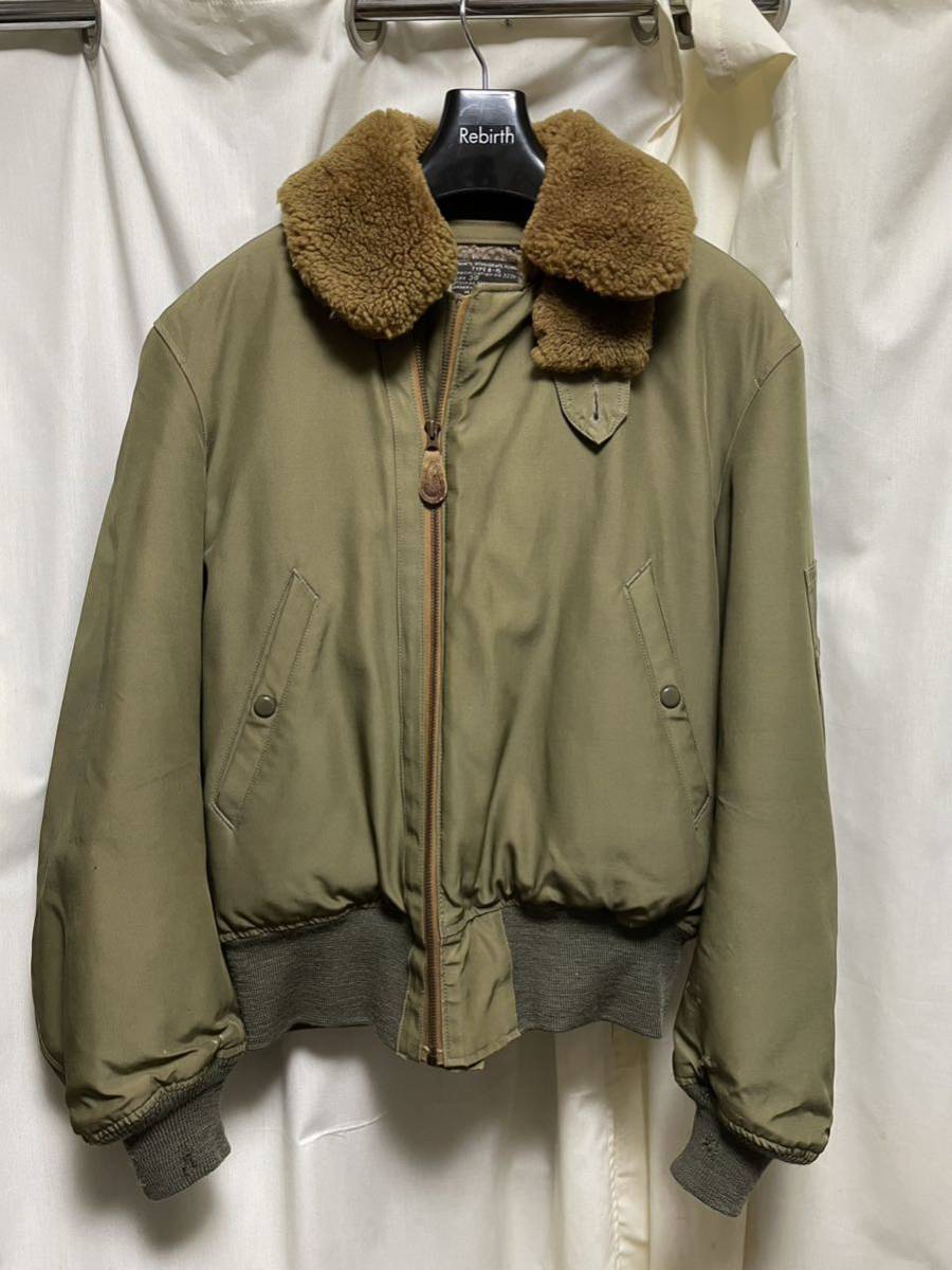ザ・リアルマッコイズ B-15 サイズ38 フライトジャケット MA-1 B-15A 