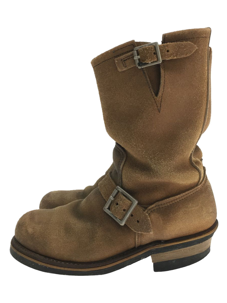 しず RED WING◇エンジニアブーツ/-/BRW/レザー//ENGINEER BOOTS スウェード