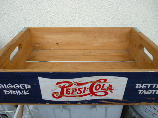 ビンテージ ウッドボックス ペプシ 木箱 PEPSI Wood Vintage Crate Box
